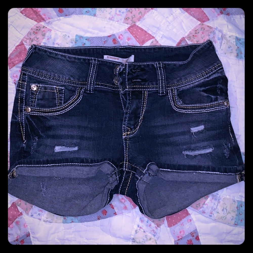 No boundaries blue jean shorts